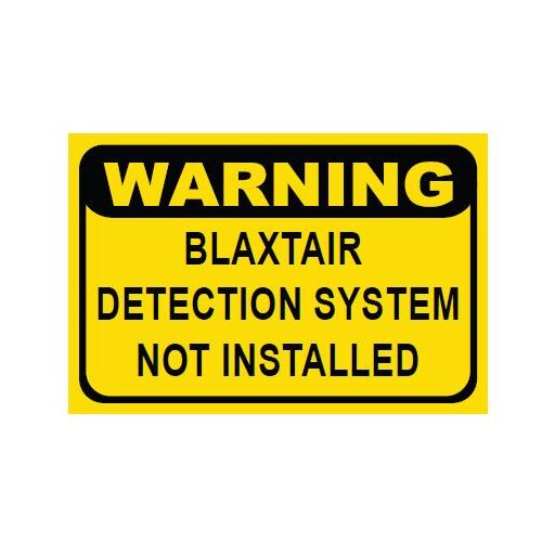 Blaxtair Sticker 300x200mm