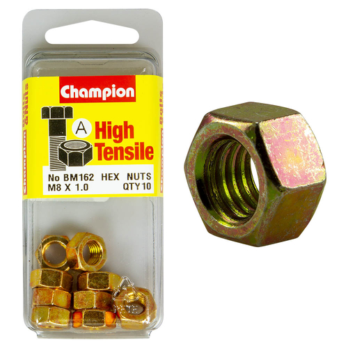 M8 x 1.00 Metric Hex Nuts