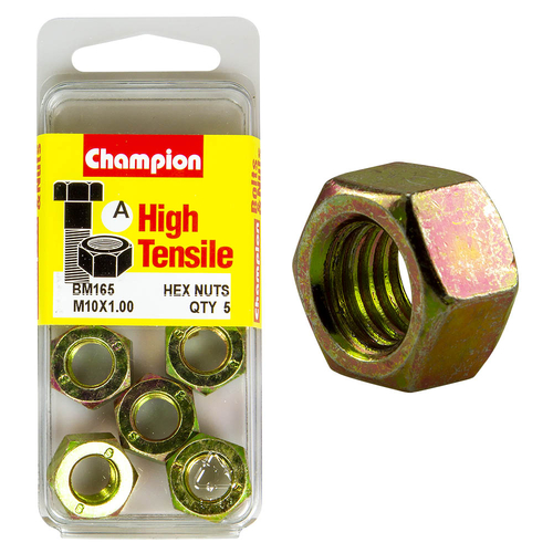 M10 x 1.00 Metric Hex Nuts