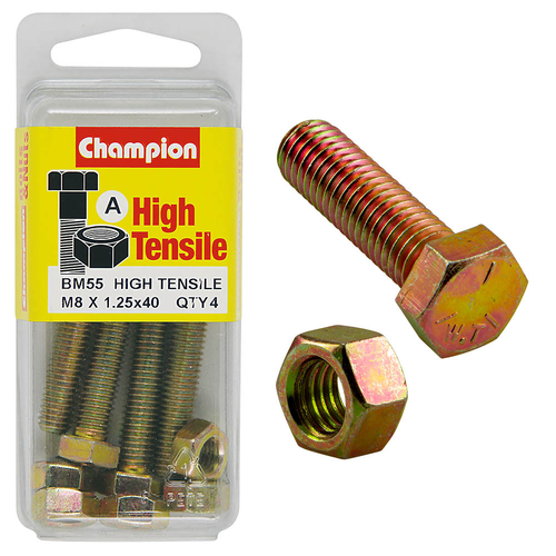 8x40 Fully Threaded Set Screws & Nuts