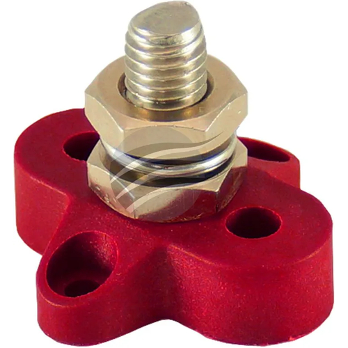 Single Power Post M8 Red - BP3821R