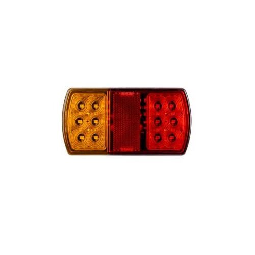 LED Rear Combination Lamp 10-30V Stop/Tail/Indicator/Reflector Surface Mount 150 x 80mm Single Blister