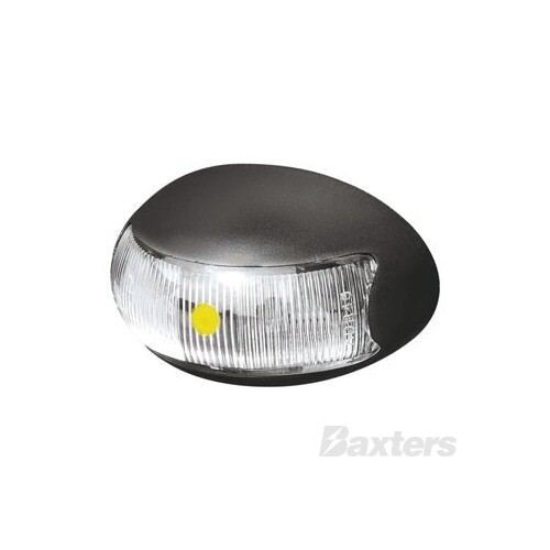 LEd Clearance Light Amber 10- 30 V 2 LED Oval 60x37mm