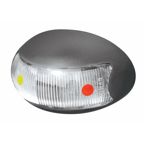 10-30V Led Oval Marker Lamp 60 X 37 - Amber/Red