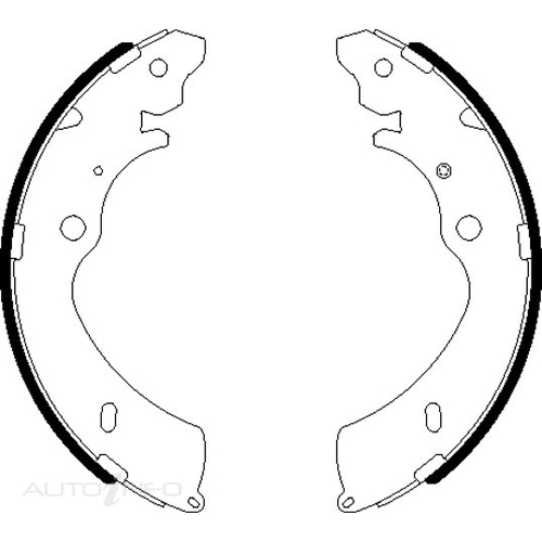 BRAKE SHOES SUIT 254MM DRUM