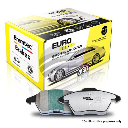 Euro-Line Brake Pads Set Bmw 5 Series (E39) 530D (ATE)