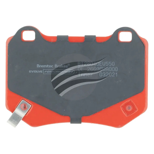 Rear Pads Evolve High Performance - BT28040EV550