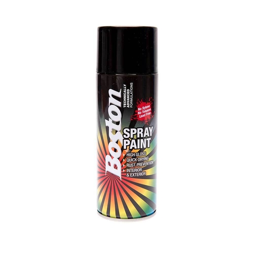 Gloss Black Spray Paint 250g - BT39
