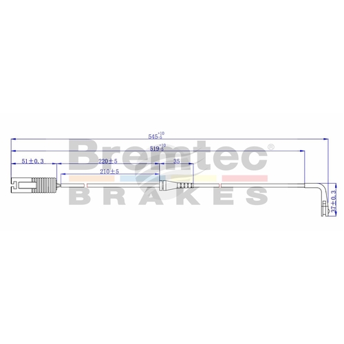 Euroline Brake Wear Sensor