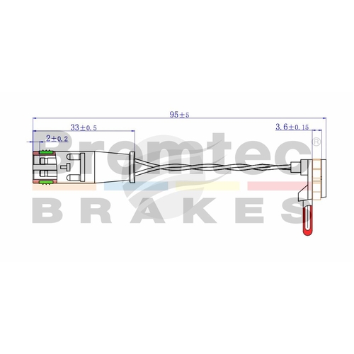 Euroline Brake Wear Sensor