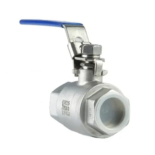 Watermark 1-1/4" BSP 2 piece Stainless Steel Ball Valve 63 Bar Lever RPTFE 316 Stainless Steel 2 way, 2 piece ball valve, lockable lever operation. 1-