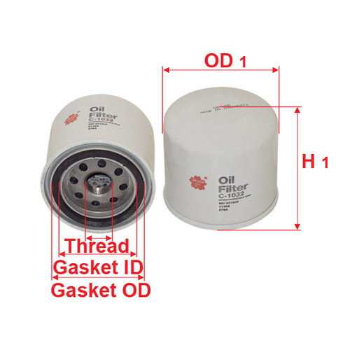 Oil Filter - C1032