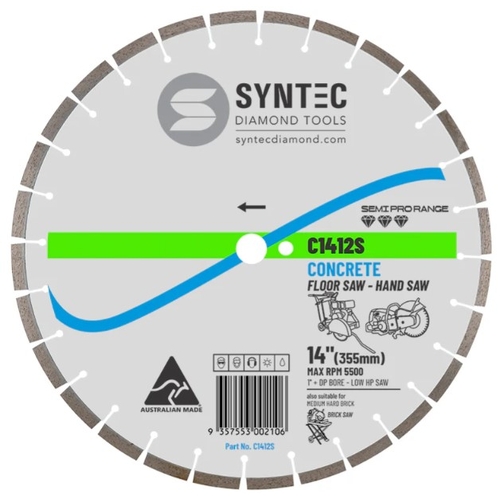 Demo Saw Blade SEMI PRO Concrete 14"