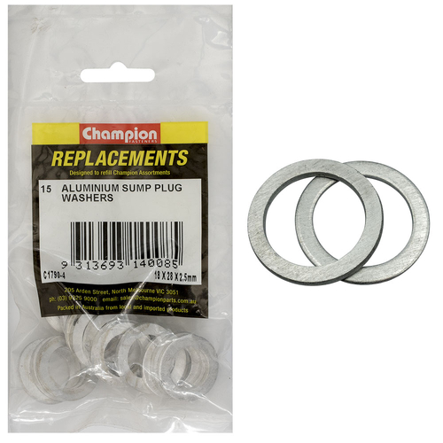 Aluminium Flat Washer M18x28x2.5mm - C1790-4