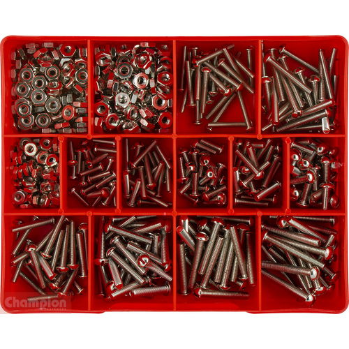 Fine Thread Screw & Nut Assortment