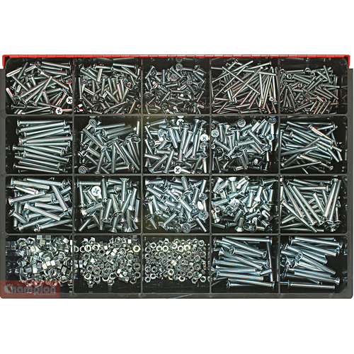 Metric Machine Screw & Nut Phillips/Csk Z/P Master Kit