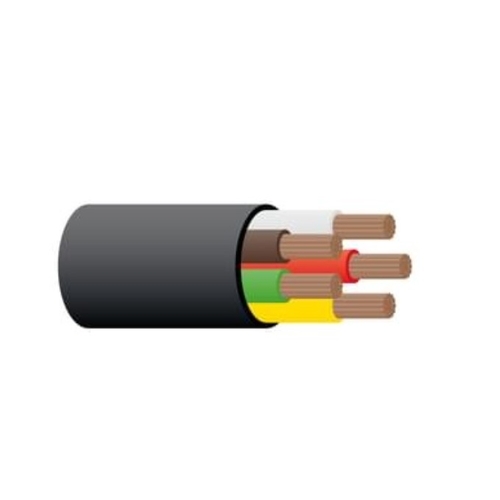 Trailer Cable 5 Core 3mm Black 30m