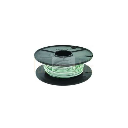 Tycab Wire Single Green/White Trace 30Mtr 2.5Mm
