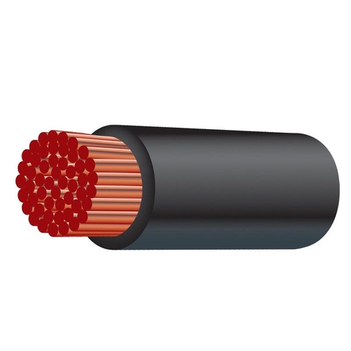 0 B&S Single Core Battery Cable, Black 10m Roll - CB110A1-010BK
