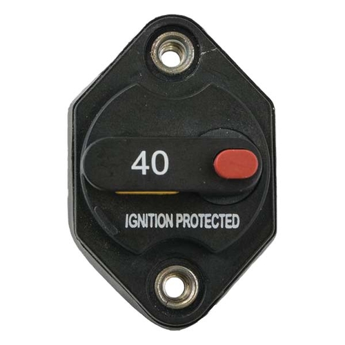Circuit Breaker 255 Series 40A Manual Reset Panel Mount