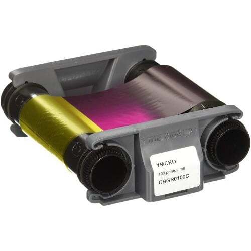 Badgy YMCKO Colour Ribbon For 100 Prints - CBGR0100C
