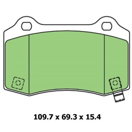 PTX DISC PADS CHRYSLER 300C SRT-8