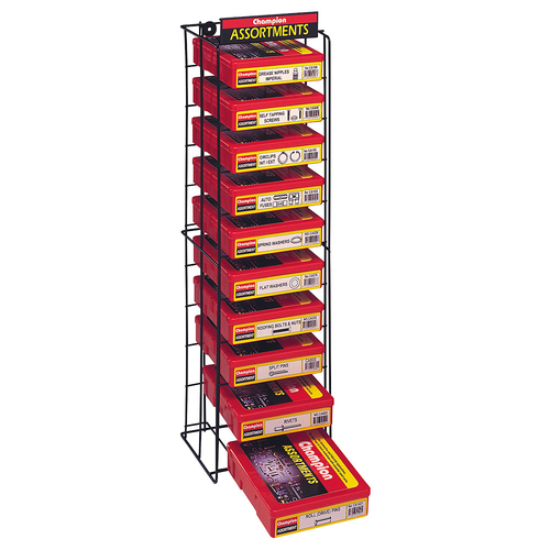 10 Tier Display Stand - Champion Grab Packs