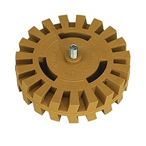 Caramel Tractor Wheel Sticker Removing Disc
