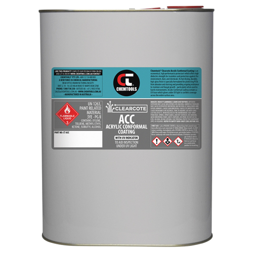 Chemtools Clearcote Acrylic Conformal Coating 5L - CHTCT-ACC-5L
