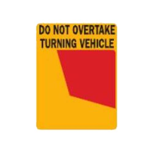 Do Not Overtake Plate 300x400 Aluminium - CIXT028-A