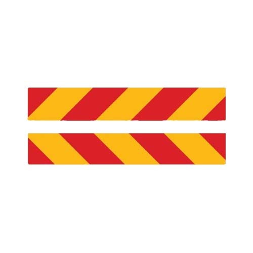 Marker Plates Pair Aluminum 800 X 100mm