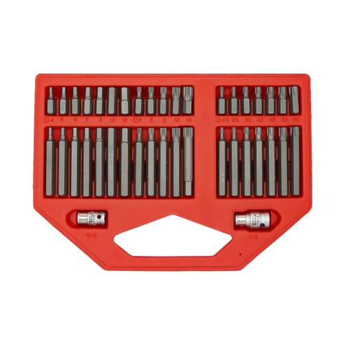 No.CL102 - 40 Piece In-Hex, Multi-Spline, Torx Insert Bit Set