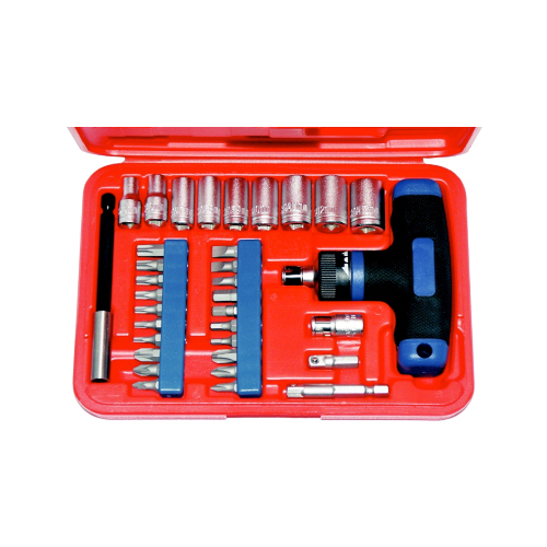 No.CL107 - 34 Piece 1/4"Drive Metric Socket & Bit Set