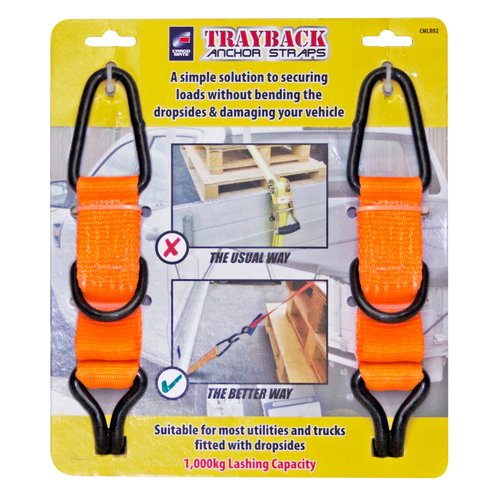 Trayback Anchor Straps Large