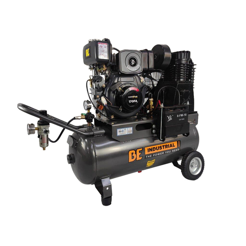 70L Diesel Air Compressor - Industrial Belt Drive - COMD7048-HL
