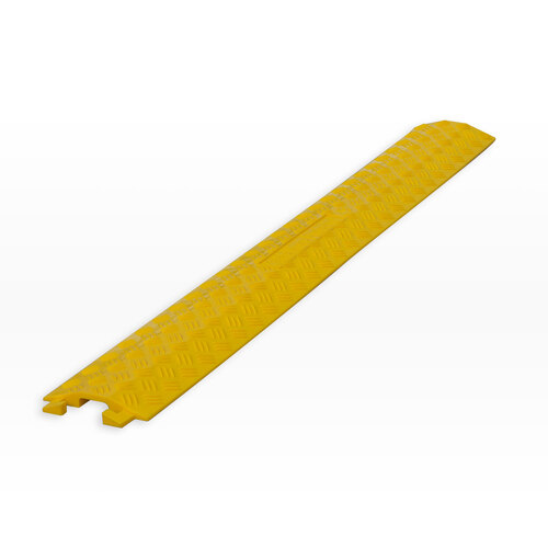 Cable Protector - 1 Channel Drop Over 1MT Yellow