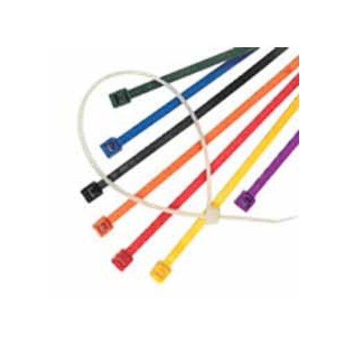 Cable Ties Mixed Colours 100mm Long (1000 Ties)