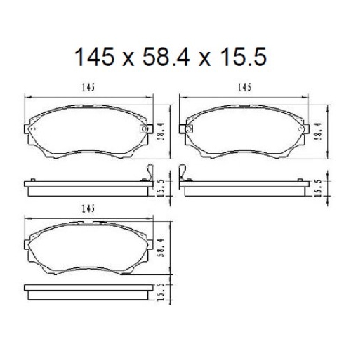 Premier Ceramic Brake Pads