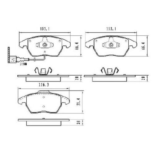Brake Pads VW