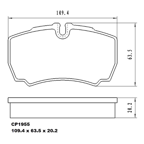 Rear Ceramic Brake Pads