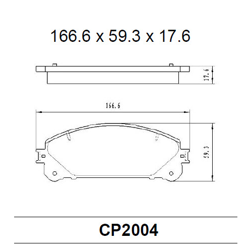 Premier Brake Pads Front
