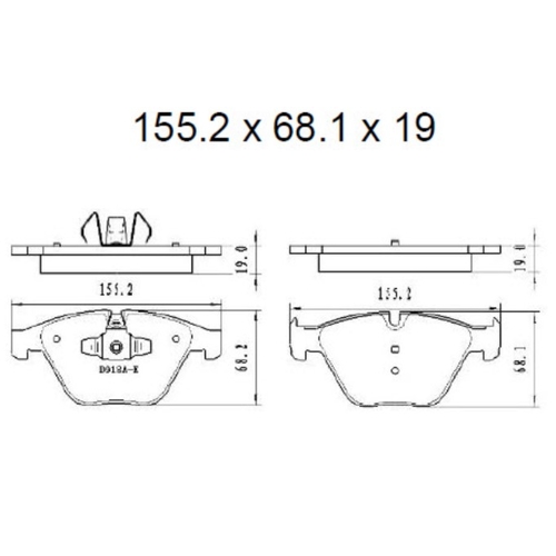 Premier Ceramic Brake Pads Front