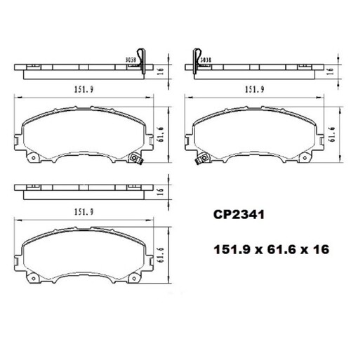 Front Brake Pads