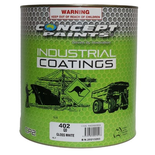 White QD Gloss Enamel 4L (Quick Dry)