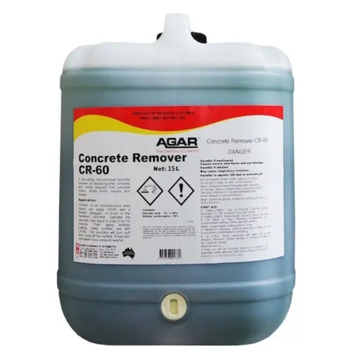 Agar CR-60 Concrete Remover 15lt - CR60-15LT