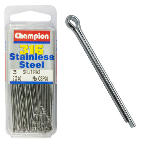 Split Pins-Stainless Steel-2X40Mm-316/A4