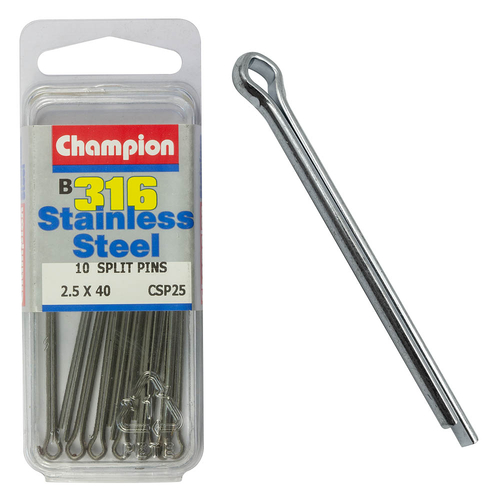 Split Pins-Stainless Steel-2.5X40Mm-316/A4