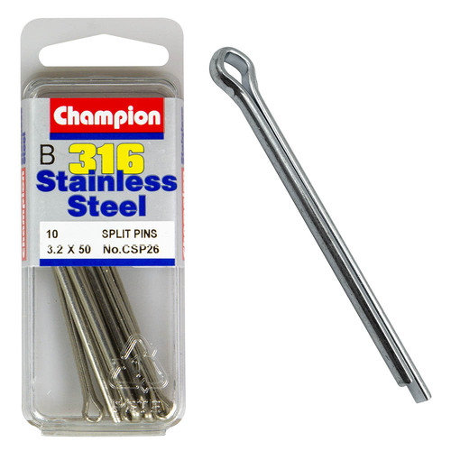 Split Pins-Stainless Steel-3.2X50Mm-316/A4