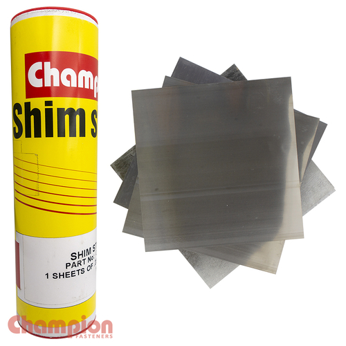 Steel Shim Stock 6pcs .002" - 150x150mm - CSS800