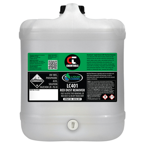 Liquid Chisel LC401 Red Dust Remover 20lt - CT-LC401-20L